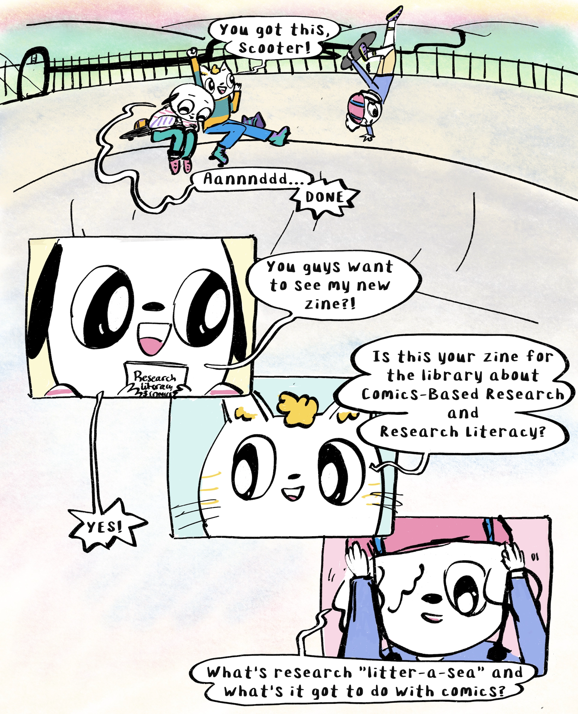 Comics as Research Zine page 2.