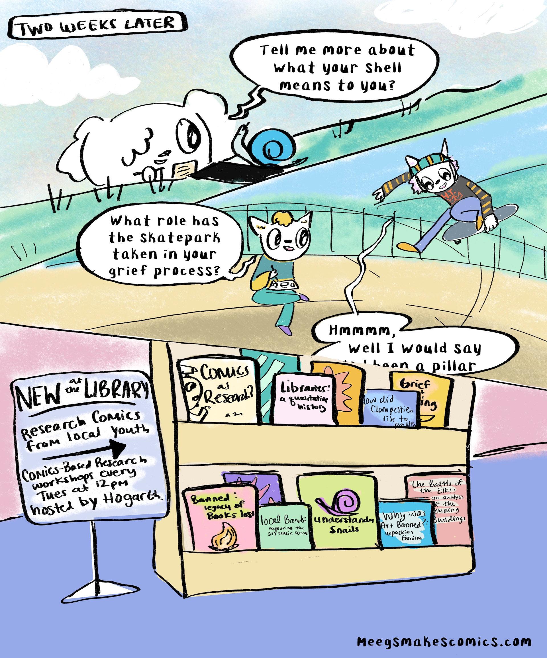 Comics as Research Zine page 8 - Final page.